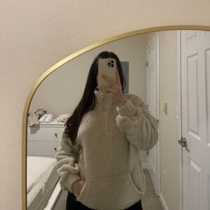 Cozy Cream Sherpa Pullover